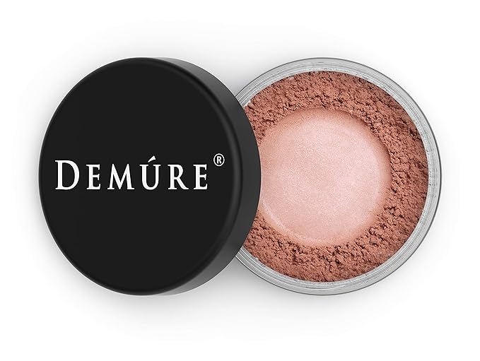 Demure Mineral Loose Powder Blush - Natural, Professional, Cruelty-Free Makeup (Satin Rose)