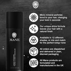 Mane Hair Thickening Spray & Root Touch Up, Instantly Thicker Hair for Men & Women, Fill in Hairlines and Hide Thinning and Fine Patches - Auburn, 12 Colors (6.76 oz)