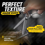 Fagaci Hair Thinning Scissors 6" with 440C Steel, Ultra Sharp & Superior Cuts Texturizing Shears, Extreme Durability Texturizing Scissors, Barber Thinning Shears, Hair Cutting for Women & Men