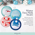 SpaLife Beauty Winter Skin Christmas Face Mask Bundle | Korean Facial Masks | Hydrating, Moisturizing and Firming Sheet Mask Set | Christmas Gifts for Women | 12 Pack