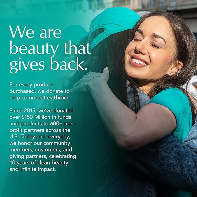 Thrive Causemetics Infinity Waterproof Eyebrow Pencil, Retractable Brow Pencil with Hyaluronic Acid & Shea Butter, Dual Ended Eyebrow Brush Spoolie, Fine Tip, Vegan & Cruelty Free, Nan (Charcoal)