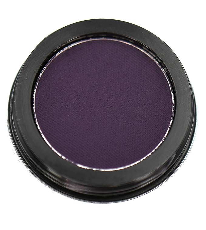 Matte Violet Eggplant Satin Lavender Deep Purple Cake Eyeliner & Pressed Eyeshadow, Water Activated Powder; Gluten & Cruelty Free