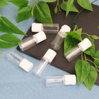 200 Pack 0.35 oz Plastic Bottles with Top Caps, Clear Empty 10 ml Flip Top Cosmetic Bottles for Lotion and Shampoo, Travel-Friendly, BPA-Free