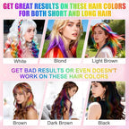8 Color Hair Chalk for Girls ， Hair Chalk Comb Kids Temporary Hair Color Dye - Teen Girl Gift Hair Stuff Accessories Makeup Kit Christmas Gifts Toys for Girls