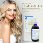 Blue Beautifly Organic Amla Oil for Scalp Serum - Strengthens Hair Follicles, Restores Growth, and Treats Dandruff-USDA Certified Organic - Enriched with Rosemary Oil and Ayurvedic Herbs - 4 fl oz