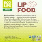 Eco Lips Lip Food - Nutrient Dense & Organic Lip Balm (Nourish)