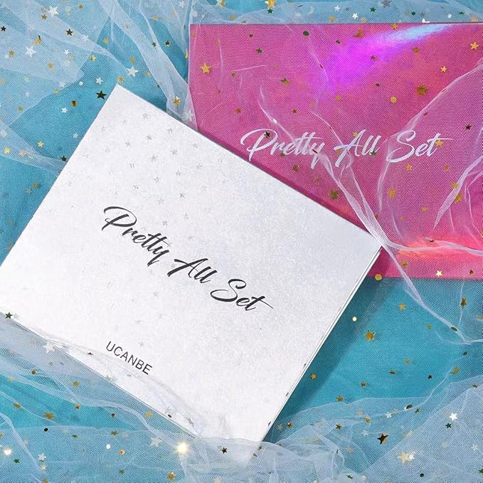 UCANBE Pretty All Set Eyeshadow Palette Holiday Gift Set Pro 86 Colors Makeup Kit Matte Shimmer Eye Shadow Highlighters Contour Blush Powder All In One Valentine's Day Makeup Pallet