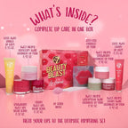 W7 Beauty Blast Lip Legends Sweet Dreams Gift Set - Lip Masks, Scrubs, Balms and More – Exclusive W7 Sweet Dreams Flavors Included