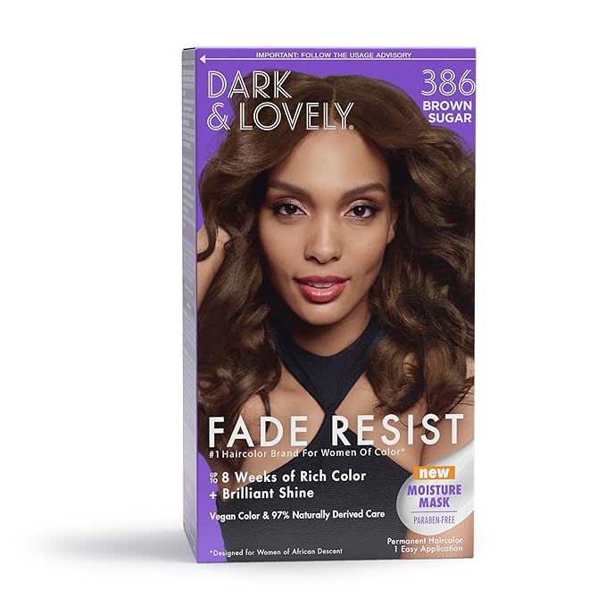 SoftSheen-Carson Dark and Lovely Fade Resist Rich Conditioning Color, Brown Sugar 386