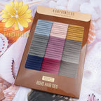 Nylon Hair Ties - No Damage,Strong Soft Cotton Hair Bands Accessories for Thick Hair 100PCS Ponytail Holders for Women Girls