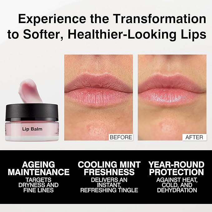 Dr Sebagh Lip Balm (0.5 fl oz) - Luxury Healing Lip Balm for Dry Lips & Chapped Lips - Intense Lip Hydration & Repair - Lip Moisturizer for Women and Men- Nourishing Lip Treatment & Lip Care Essential