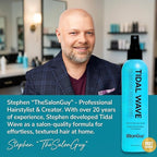 THESALONGUY Tidal Wave Sea Salt Hair Spray – Professional Volume & Texture Spray for Beach Waves | Matte Finish Texturizer, Light Hold Mist for Men & Women | Alcohol-Free, 8 oz