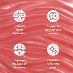 Rael Collagen PDRN Hydrogel Face Masks – Deep Hydration with Salmon PDRN, Collagen, Peptide, and Hyaluronic Acid, Anti-Slip, Korean Skin Care (4 Count)