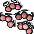 LAURA GELLER NEW YORK Baked Blush-n-Brighten Marbleized Blush - Apricot Berry & Angled Brush 2pc Set