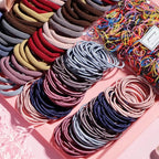 YANRONG 1159PCS Hair Accessories for Woman Set Seamless Ponytail Holders Variety Hair Scrunchies Hair Bands Scrunchy Hair Ties For Thick and Curly (Deep Colour)