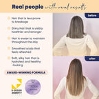 Moerie Mineral Shampoo and Conditioner Plus Hair Growth Spray Set – Ultimate Hair Care Pack – For Longer, Thicker, Fuller Hair - Volumizing Hair Care Products – Paraben & Silicone Free - Double Set