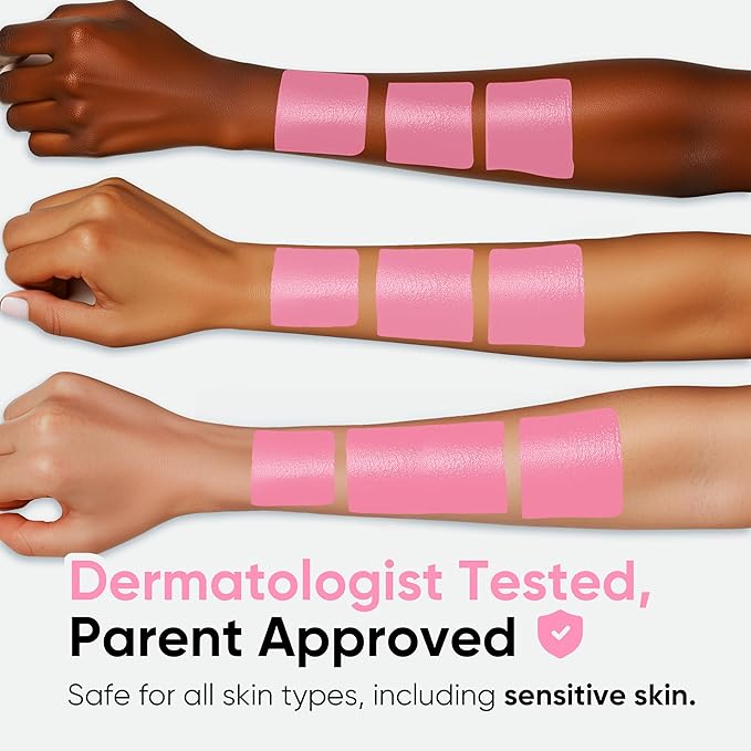 Blue Squid PRO Pastel Pink Face Paint Stick - Waterproof Body Paint for Adults & Kids Pink Eye Black Baseball, Eyeblack Softball -Hypoallergenic TwistUp NonToxic Makeup Stick for Cosplay, Sports & SFX