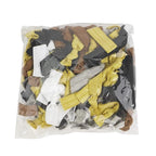 MEEDEE Soft Knotted Netural Color Hair Ties - 100 Pack No-Crease Elastic Ribbons, Ouchless Ponytails for Women, Yoga, and More