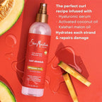 SheaMoisture Curl Stretch Refresher Spray Kalahari Melon Oil and Marula Oil Between Wash Style Stretcher Boosts Hydration, Fights Humidity and Frizz with Hyaluronic Serum 8 Fl Oz