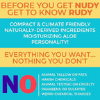 Nudy Rudy 3 Pack Liquid Body Wash Bundle Sea Salt Suds Berrylicious and Hunny Bunny Aloe Manuka Honey Vitamin E Moisturizing Shower Gel Body Wash Skin Care Men and Women 16.9 fl oz