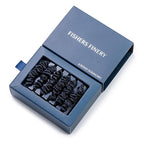 Fishers Finery 25 Momme Pure Mulberry Silk Black Scrunchies | Skinny Silk Hair Ties (Black 6 Pk)