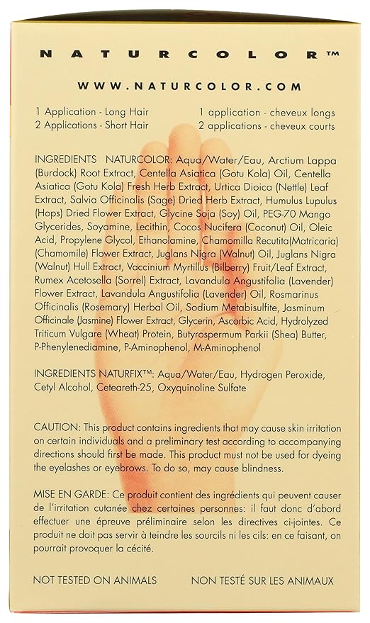 naturcolor Haircolor - Goldenrod Hair Dye, 4 Fl Oz (6D)