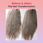 KUNDAL Holiyday Silky Glow Edition - Protein Bonding Shampoo 500ml + Treatment 250ml + Hair Scrunchie [Violet Muguet] - Korean Hair Care, Damage Repair, Heat Protection, Stocking Stuffers