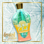 Devoted Creations Beach Club - Exclusive Skin Softening Copper Peptides + Elite Collagen Banking Complex with Peach Nectar & Acai Berry Extracts Indoor/Outdoor Dark Tanning Lotion