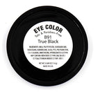 True Black Night Smokey 100 Pure Jet Black Eye Shimmer Pressed Powder Single Eyeshadow; Talc, Paraben & Cruelty Free