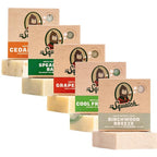 Dr. Squatch Natural Bar Soap for Men Variety Gift Set - Cold Process Soap No Harsh Chemicals - Birchwood Breeze, Cedar Citrus, Grapefruit IPA, Spearmint Basil & Cool Fresh Aloe (5 oz, 5-Pack)