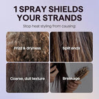 wavytalk Smooth Barrier Heat Protectant Spray for Hair, Thermal Protection Spray for All Hair Tools to Smooth&Hydrate, Up to 450℉ Protection, Damage Repair&Frizz Control, Lightweight Formula, 5 Fl Oz