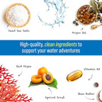 TRIHARD Chlorine Removal Body Wash, Protects and Hydrates Sensitive Skin from Pool and Ocean, Pool Essentials for Post Swim Chlorine Skin Protection