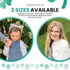 Green Star Hair Clips Accessories 36pcs, Y2K Cute Barrettes for Women Girls, Non-Slip Glitter Snap Hairclips Kawaii Assorted Styling