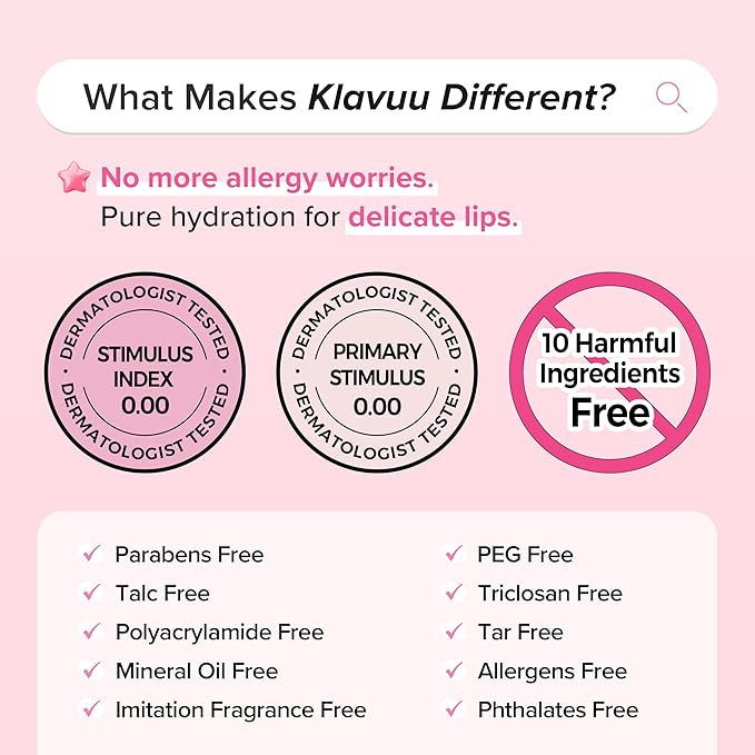 Klavuu Lip Mask Sleeping Pack (2PCS) – Overnight Deep Hydrating Korean Lip Balm Treatment for Very Dry, Chapped Lips | Lip Lightening & Plumping with Instant Hydration (Berry & Berry)
