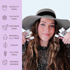 Honestly Margo Roller Girl Roll-On Lip Gloss Set (Cherry Cherry, Vanilla Crystal, and Grape Jazmin - Pack of 3) – Lip Gloss for Women with Hydrating Vitamin E & Moisturizing Shine, Non Stick