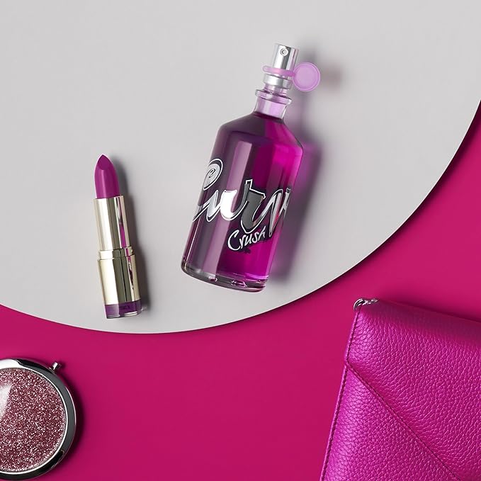 Curve Crush for Women Perfume Fragrance Set, Body Wash & Lotion, Fragrance Mist and Loofa, Day or Night Scent, 4 Piece Set