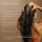 HADAT Hydro Nourishing Moisture Shampoo – Salon-Grade Sulfate-Free, For Dry, Frizzy, or Color-Treated Hair – Deep Hydration, Shine & Smooth Finish – Professional Haircare (8.45 Fl Oz)