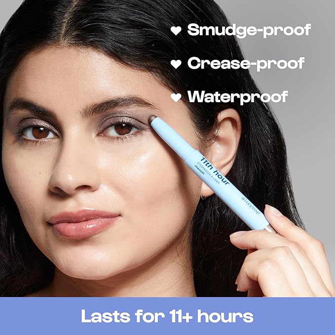 ALLEYOOP 11th Hour Cream Eye Shadow Sticks - Charcolit (Shimmer) - Award-winning Eyeshadow Stick - Smudge-Proof and Crease Proof for Over 11 Hours - Easy-To-Apply and Compact for Travel, 0.05 Oz