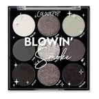ColourPop Blowin' Smoke Eyeshadow Palette - Silver & Smokey Eye Eyeshadow Palette with Metallic & Matte Finishes - High-Pigment Eye Makeup with Long-Wearing Formula (0.3 oz)