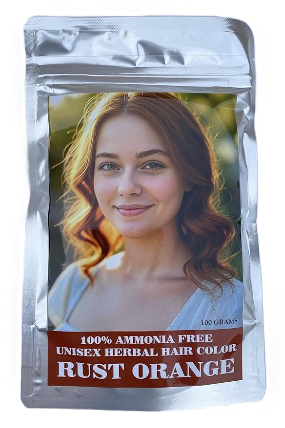 FUEL THE ARMY® 80% Natural Hair Dye 100 Grams (Rust Orange)