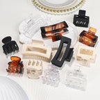 3 Styles Hair Clips for Women Small Medium Big Claw Clips for Thin Thick Hair 12 Pcs Hair Claw Clips Hair Clips Combination Hair Accessories for Women (Transparent)