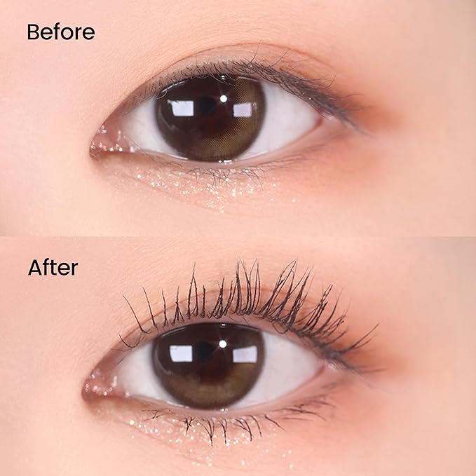 NEOGEN Extra Slim Metal Maxicara, Makeup Mascara, Washable Metal Iron Wand Brush, Long Lasting, Volumizing, Lengthening, Waterproof, Korean Makeup Beauty, Korean Vegan Certified, Black