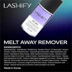 Lashify Melt Away Extra Gentle Dual-Phase Eye Makeup and Bond Remover, 80ml bottle