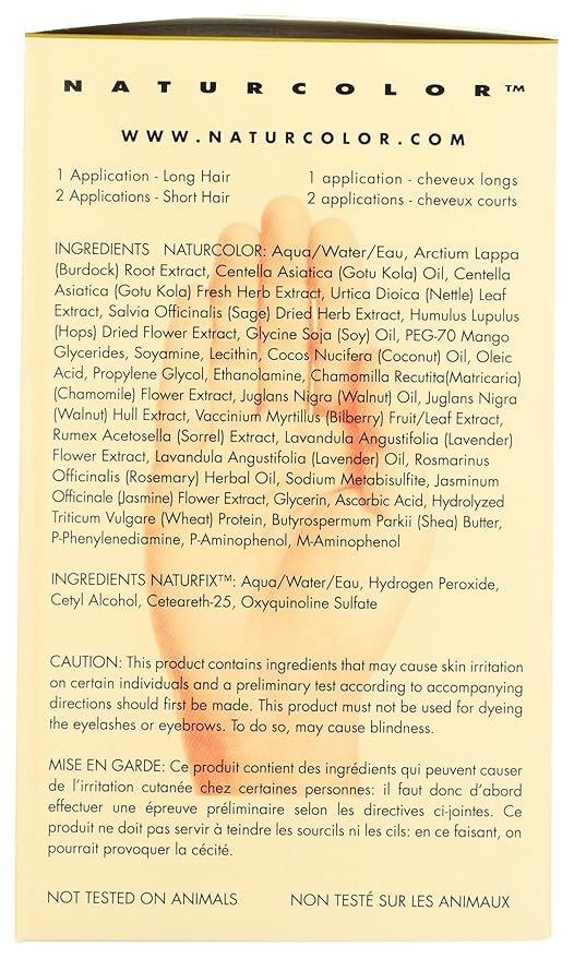 naturcolor Haircolor - Dark Caraway Blonde Hair Dye, 4 Fl Oz (6C)