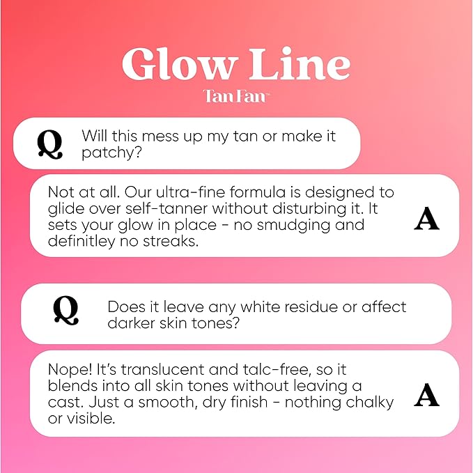 Self Tan Drying Powder Kit – Eliminates Sticky Self Tanner Feel – 100% Vegan Natural Talc-Free Light – Sets Sunless Tanner for Smooth Silky Skin w Brush & Pouch – USA Made (Coconut 3oz Setting Powder)