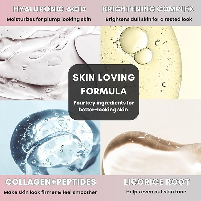 Glov Beauty Micro Infusion System for Face & Lips – 0.25mm 24k Gold Cosmetic Facial Stamp with Hyaluronic Acid, Collagen Peptides & Licorice Root Serum Ampoules (4x Infusion Application, 12x Serums)