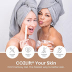 CO2Lift Carboxy Gel Treatment – 2-Pack CO2 Lifting Facial Mask for Puffy Eyes, Wrinkles, Dark Circles, Hydrating, Brightening, Tightening Anti-Aging Skincare