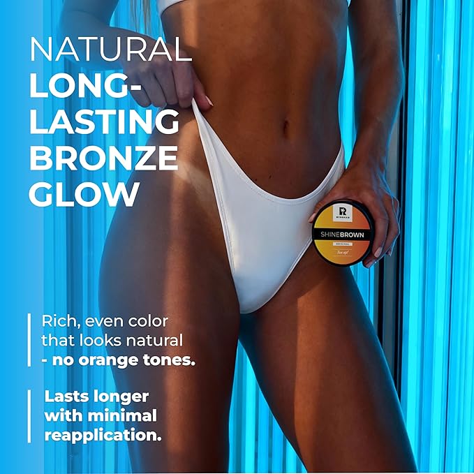 BYROKKO Shine Brown Tan Accelerator Cream 7.1 Fl Oz, Outdoor Sun or Indoor Tanning Oil or Tanning Bed Lotion, Fast Bronzer with Premium Natural Ingredients for Deep, Long-Lasting Glow