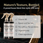 Sea Salt Spray – Lightweight Texture, Volume, and Flexible Hold with Epsom Salt & Pro-Vitamin B5 (2-pack, Saffron Ember)