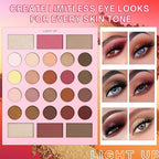 UCANBE 86 Colors Makeup Palette with 15PCS Brushes Set, Matte Glitter Eyeshadow, Highlighter, Blush & Contour All in One – Vibrant, Neutral & Smoky Shades – Valentine’s & Birthday Holiday Gift Set